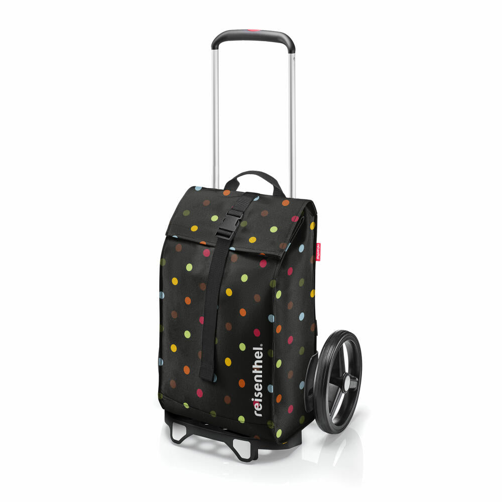 reisenthel citycruiser, Einkaufstrolley mit Tasche, Dots, 40 L, MJ7009