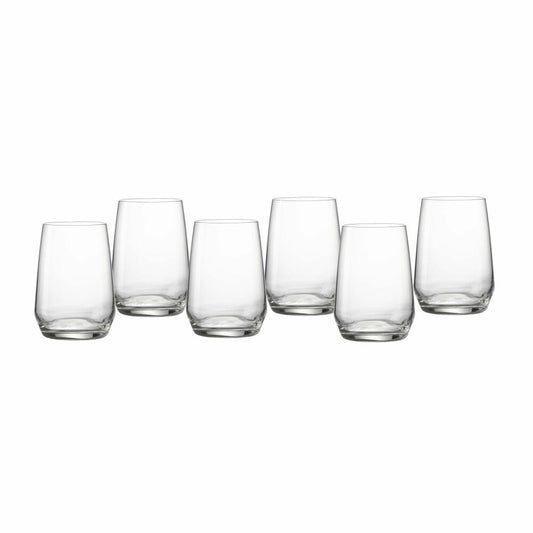 Ritzenhoff & Breker Wasserglas Flamenco 6er Set, Trinkbecher, Glas, Klar, 450 ml, 814514