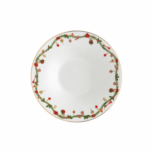 Hutschenreuther Nora Teller tief, Teller, Geschirr, Bone China, Christmas, 24 cm, 02048-726037-10354