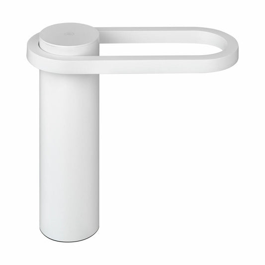 Blomus Mobile LED-Leuchte Hoop White, Aluminium, Kunstfaser, Kunststoff, 22 cm, 66238