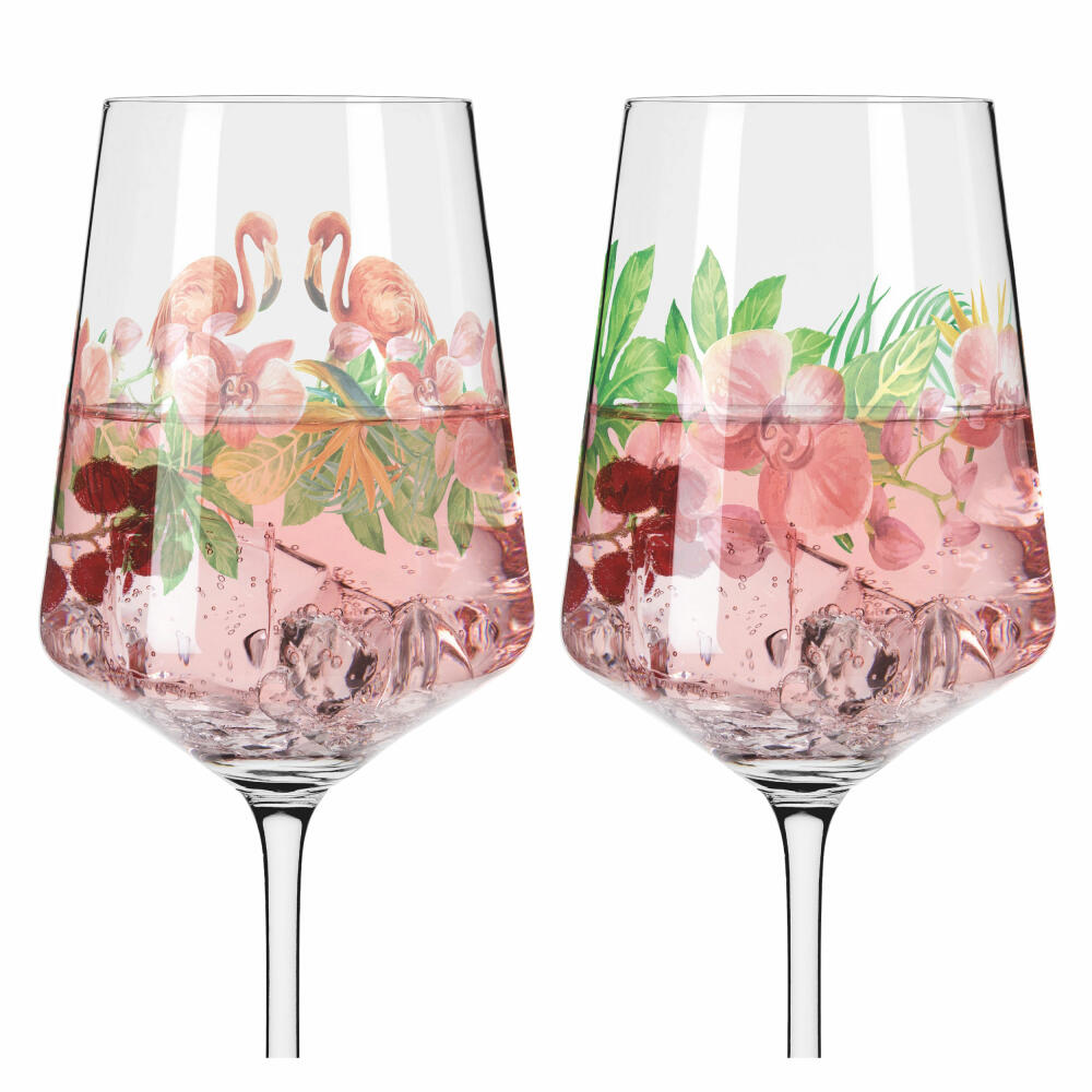 Ritzenhoff Sommersonett aperitif glass set of 2 005, Artur Hakobyan, crystal glass, 544 ml, 3461005