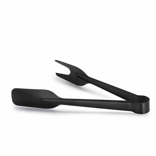 Comas Serving Tongs Elegant PVD Black, Kitchen Tongs with PVD Coating, Stainless Steel, Black, 6776