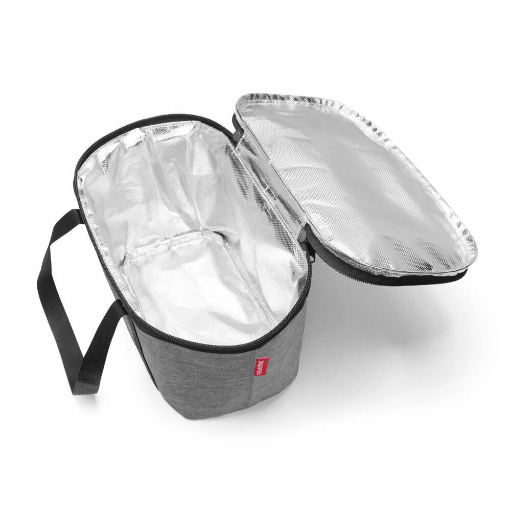 reisenthel coolerbag XS, cooler bag, picnic bag, thermal bag, Twist Silver, 4 L, UF7052