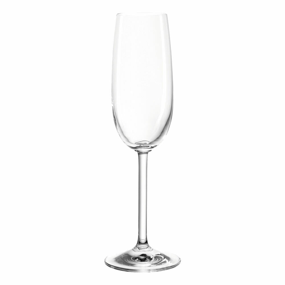 montana: :pure sparkling wine glass, set of 6, champagne glass, sparkling wine flute, sparkling wine goblet, prosecco glass, sparkling wine glass, 140 ml, 042384