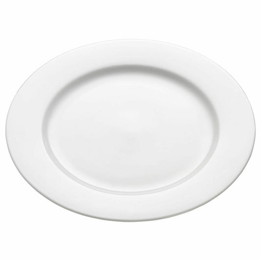 Maxwell & Williams Teller Rund mit Fahne, Speiseteller, Servierteller, Porzellan, Weiß, Ø 21 cm, P0121