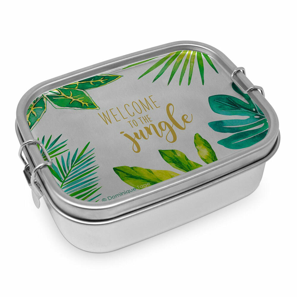 PPD Jungle Steel Lunch Box, Brotdose, Lunchbox, Vesperdose, Edelstahl, 900 ml, 604215