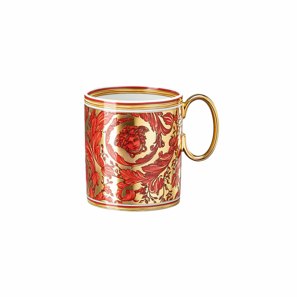 Rosenthal Versace Mug Medusa Garland Red, Porcelain, 300 ml, 19335-409958-15505