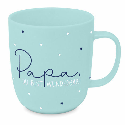 PPD Papa Mug 2.0 D@H, mug, coffee cup, mug, cup, New Bone China, petrol / turquoise, 400 ml, 561102076