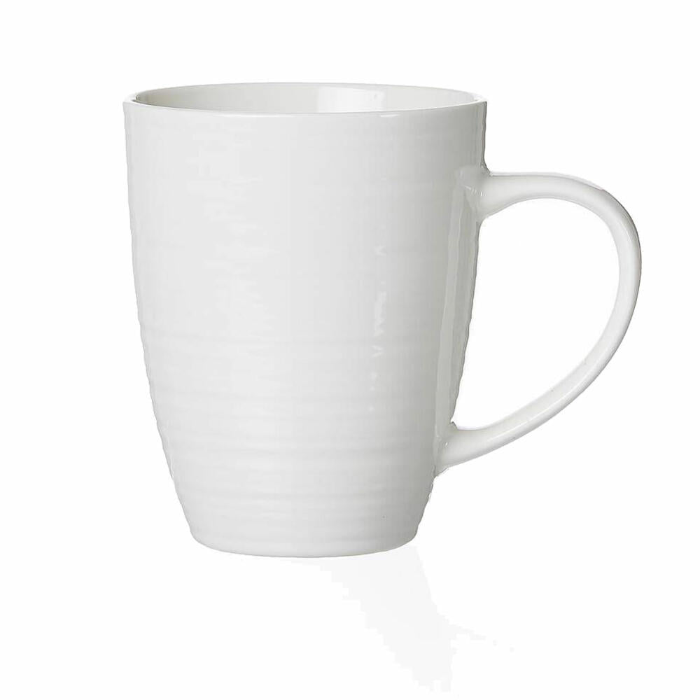 Ritzenhoff & Breker Kaffeebecher Suomi, Kaffeetasse, Becher, Porzellan, Cremeweiß, 310 ml, 59700