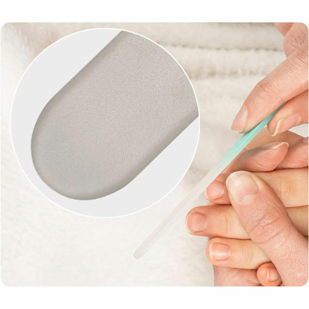 reer PremiumCare Baby Glas-Nagelfeile, Nagelpflege, Nagel Feile, Glasfeile, Kinder, 81043