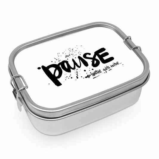 PPD Pause Steel Lunch Box, Brotdose, Lunchbox, Vesperdose, Edelstahl, 900 ml, 491340