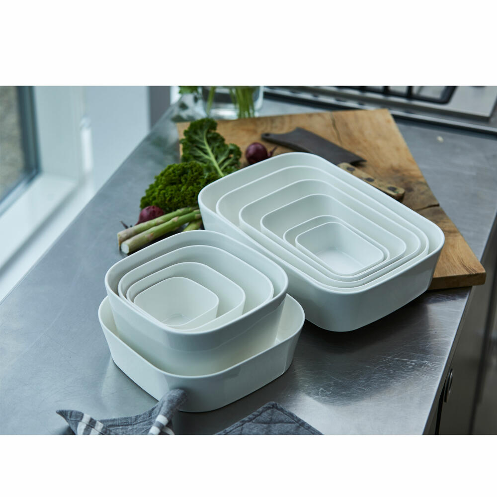 Rosti casserole dish Modula, oven dish, porcelain, white, 15 x 11 x 5 cm, 864602