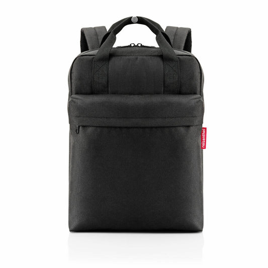 reisenthel allday backpack M, Rucksack, Freizeitrucksack, Tasche Handgepäck, Black, 15 L, EJ7003