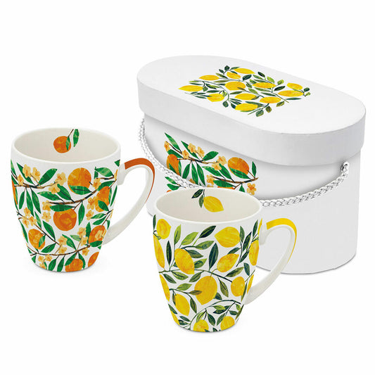 PPD Traceys Garden x 2 Mug Set, set of 2, mug, coffee mug, cup, in gift box, New Bone China, 350 ml, 160102702