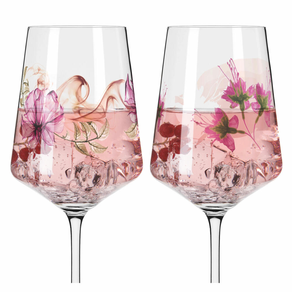 Ritzenhoff aperitif glass set of 2 Sommersonett 004, Doro von Rüden, Sonja Eikler, crystal glass, 544 ml, 3461004