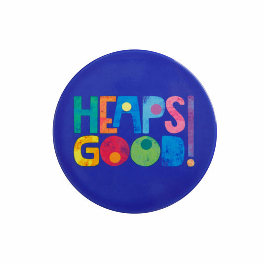 Maxwell & Williams Untersetzer Be Kind - Heaps Good, Getränkeuntersetzer, Keramik, Blau, 10 cm, DU0373