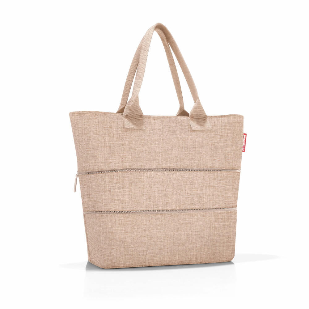 reisenthel shopper e1, shopping bag, carrying bag, bag, polyester fabric, Twist Coffee, 12 L, RJ6041