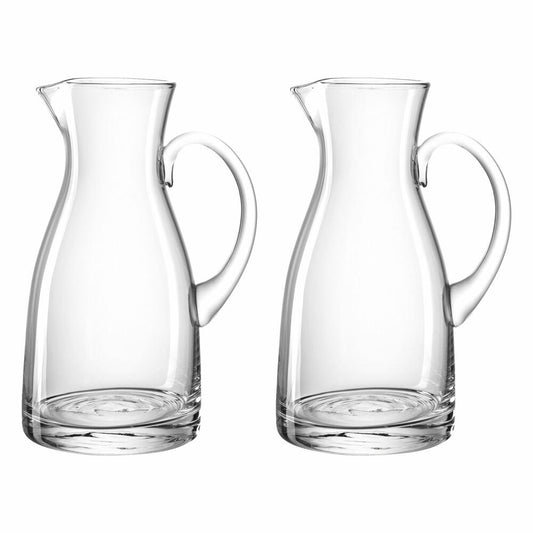 montana: :country jug, set of 2, water jug, carafe, water carafe, glass jug, glass, 1 L, 040096