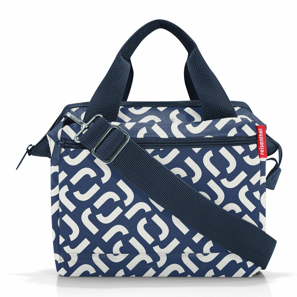 reisenthel allrounder cross, shoulder bag, bag, handbag, polyester fabric, Signature Navy, 4 L, MQ4073