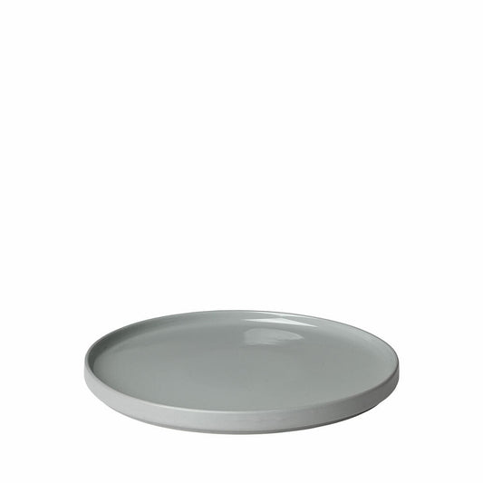 blomus Pilar Speiseteller, Mirage Grey, Keramik, H 2 cm, Ø 27 cm, 63717