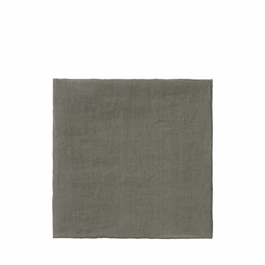 blomus LINEO linen napkin, fabric napkin, linen, Agave Green, W 42 cm, D 42 cm, 63726