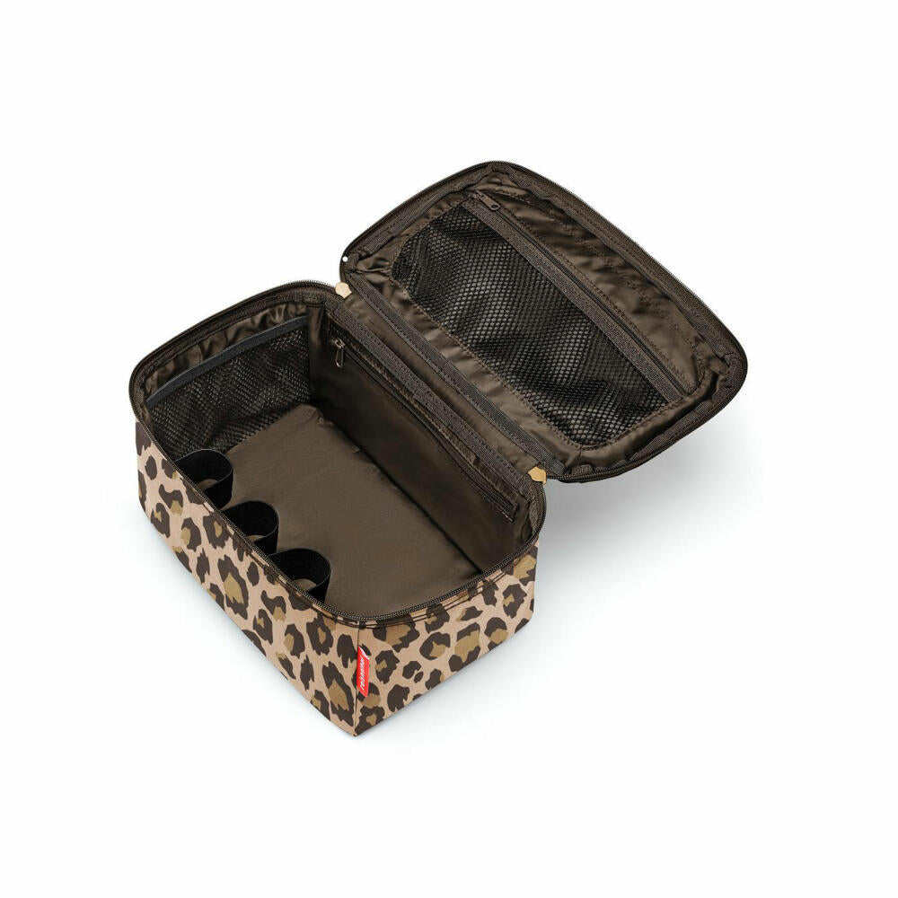 reisenthel beautycase, cosmetic bag, recycled polyester fabric, Leo Macchiato, 4 L, FF6048