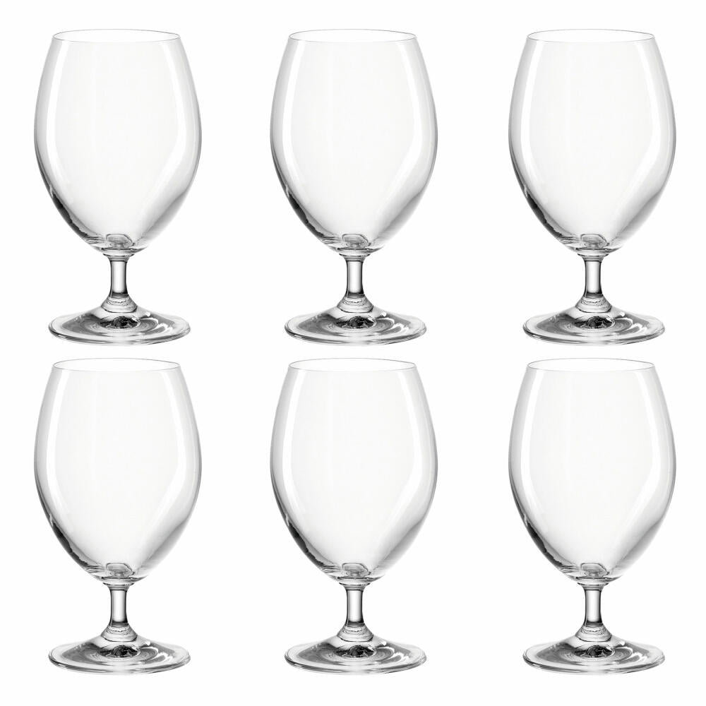 montana: :pure water glass, set of 6, drinking glass, juice glass, drinking cup, long drink glass, glass, 300 ml, 042423