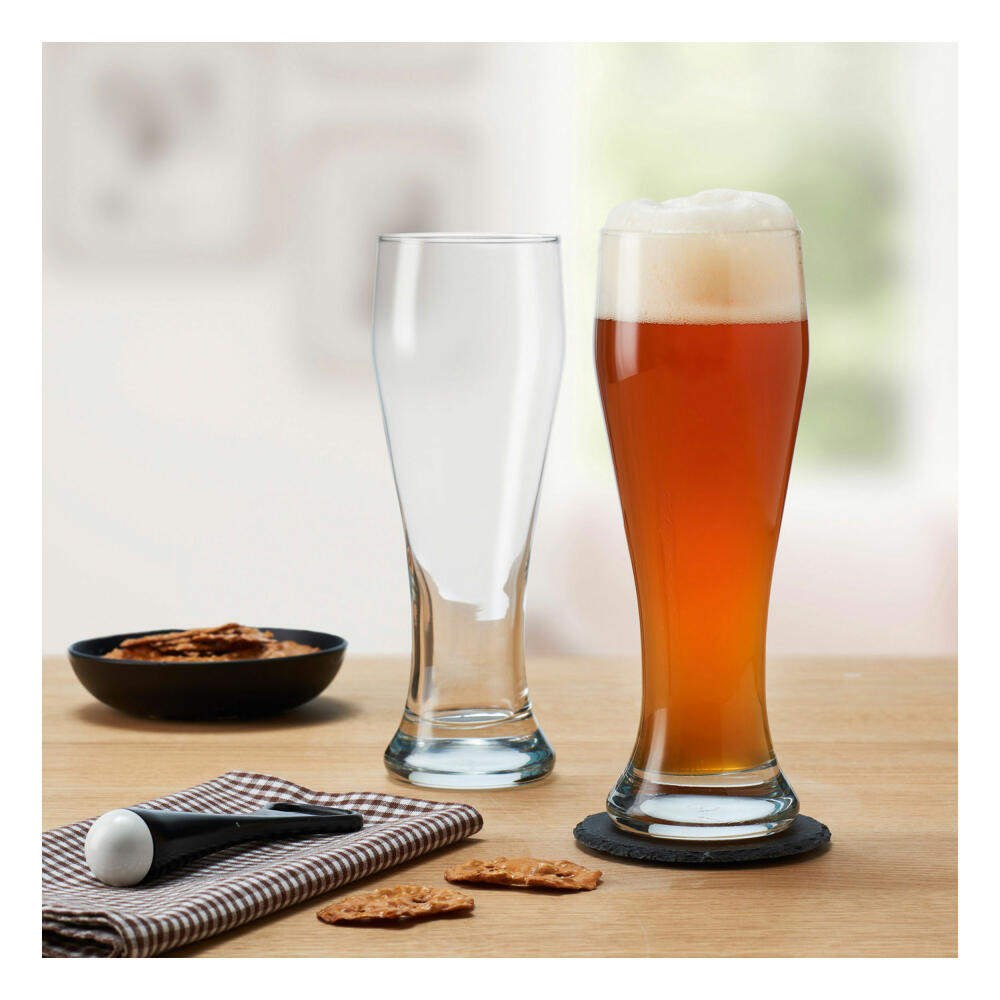 montana: :basic wheat beer glass, set of 2, wheat beer glass, wheat glass, wheat beer, beer glass, 655 ml, 075037