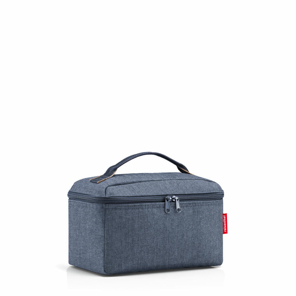 reisenthel beautycase, Kosmetikbeutel, Kulturbeutel, Herringbone Dark Blue, 4 L, FF4113