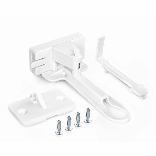 reer cutlery drawer lock, set of 2, drawer lock, child safety lock, child safety lock, white, 71090