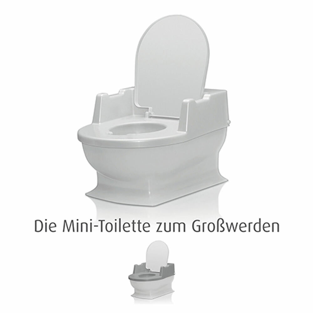 reer SitzFritz Mini-Toilet, Children's Toilets, Potty, Toilet Trainer, Children's Toilet, Learning Potty, White, 44220