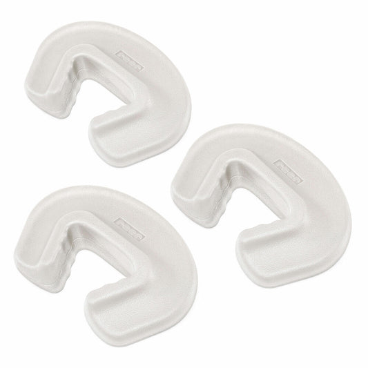 reer Türstopper, 3er Set, Finger-Klemm-Schutz, Türsicherung, Tür Stopper, Kindersicherung, Transparent, 70059