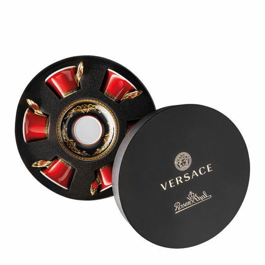 Rosenthal Versace Medusa tea cups set of 6, porcelain, 220 ml, 19300-409605-29253