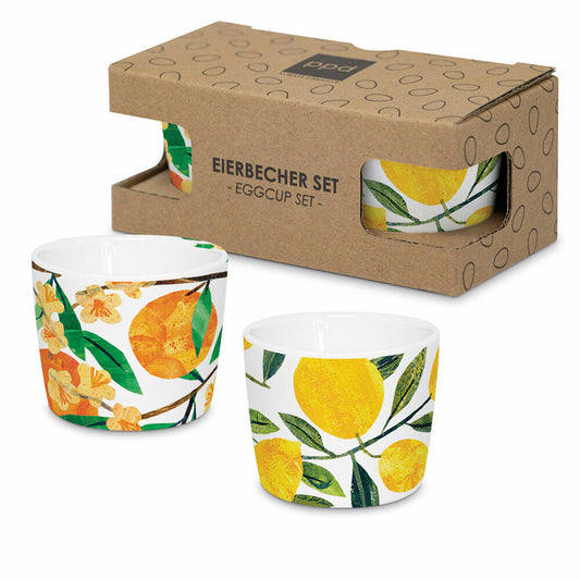 PPD Traceys Garden x 2 Egg Cup Set, 2-piece, egg cup, egg holder, New Bone China, 162402702