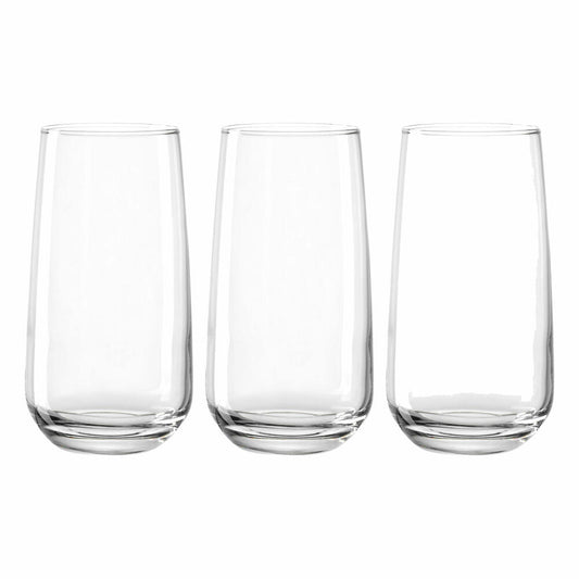 montana Trinkglas :drink 3er Set, Becher, Kalk-Natron-Glas, Klar, 470 ml, 046005