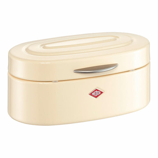 Wesco Mini Elly bread box, bread box, bread container, storage, sheet steel, metal, almond, 236001-23