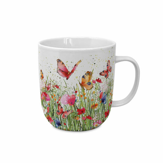 PPD Flowerfield Single Mug, Cup, Teacup, Coffee Cup, Coffee Mug, New Bone China, 400 ml, 164100359
