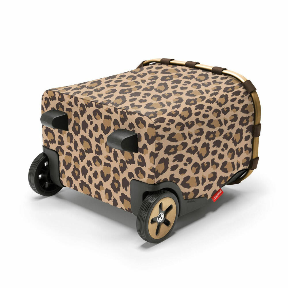 reisenthel carrycruiser, shopping trolley, polyester fabric, Frame Leo Macchiato, 40 L, OE6047