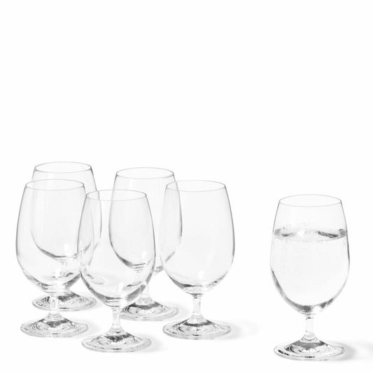 Leonardo Daily water glass set of 6, water drinking glass, juice glass, clear glass, glass, 270 ml, 17090