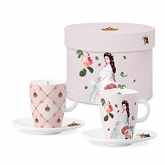 PPD Sisi and Vienna E-Cup, set of 2, espresso cup, espresso cup, in gift box, New Bone China, 80 ml, 162902344