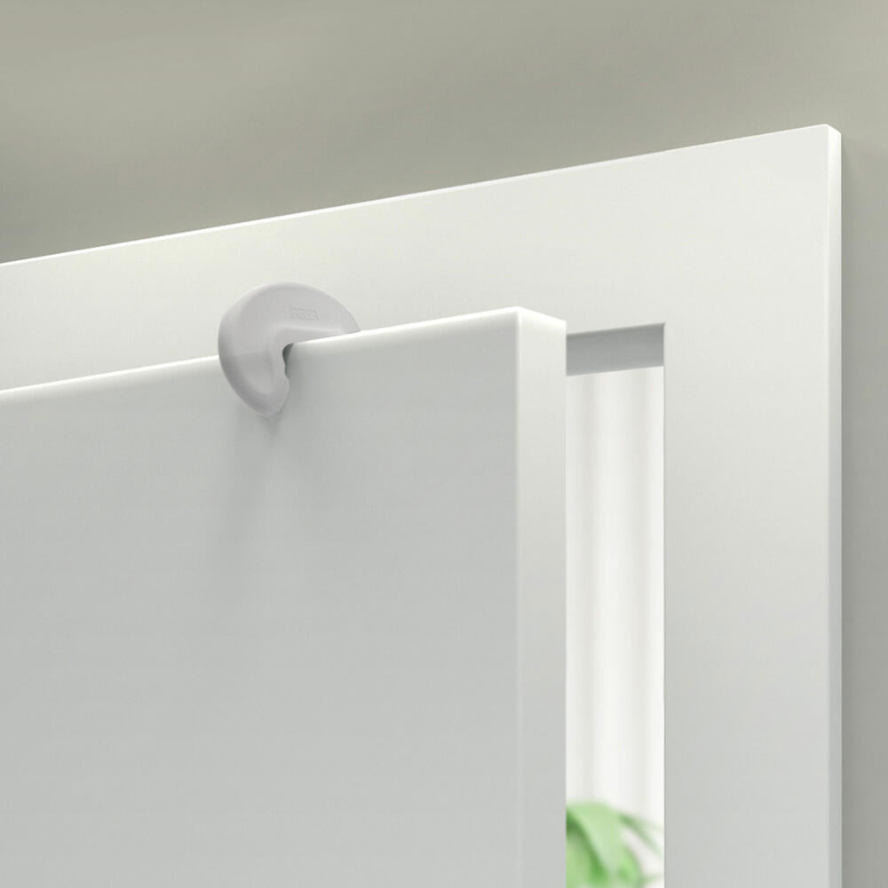 reer Türstopper, Klemmschutz, Kindersicherung, Kinder Sicherung, Tür, Transparent, 70049