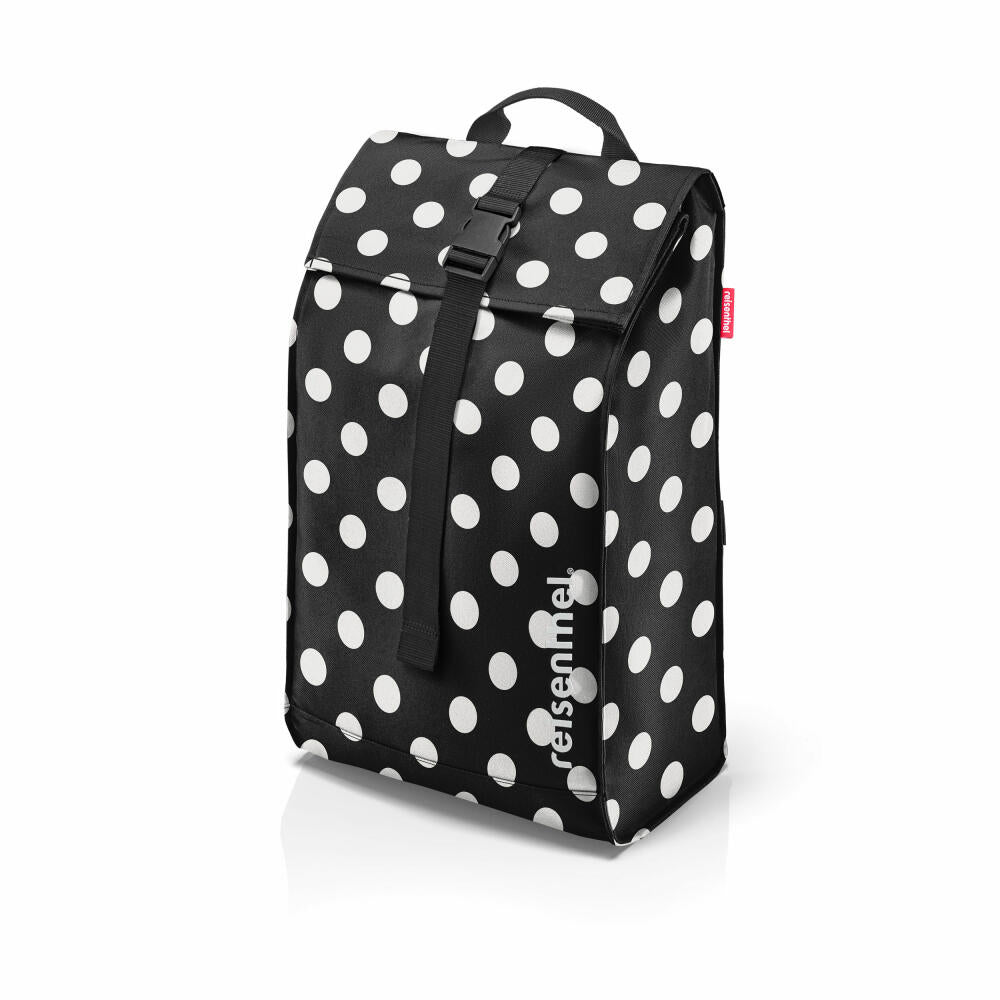 reisenthel citycruiser, Einkaufstrolley mit Tasche, Dots White, 40 L, MJ7073