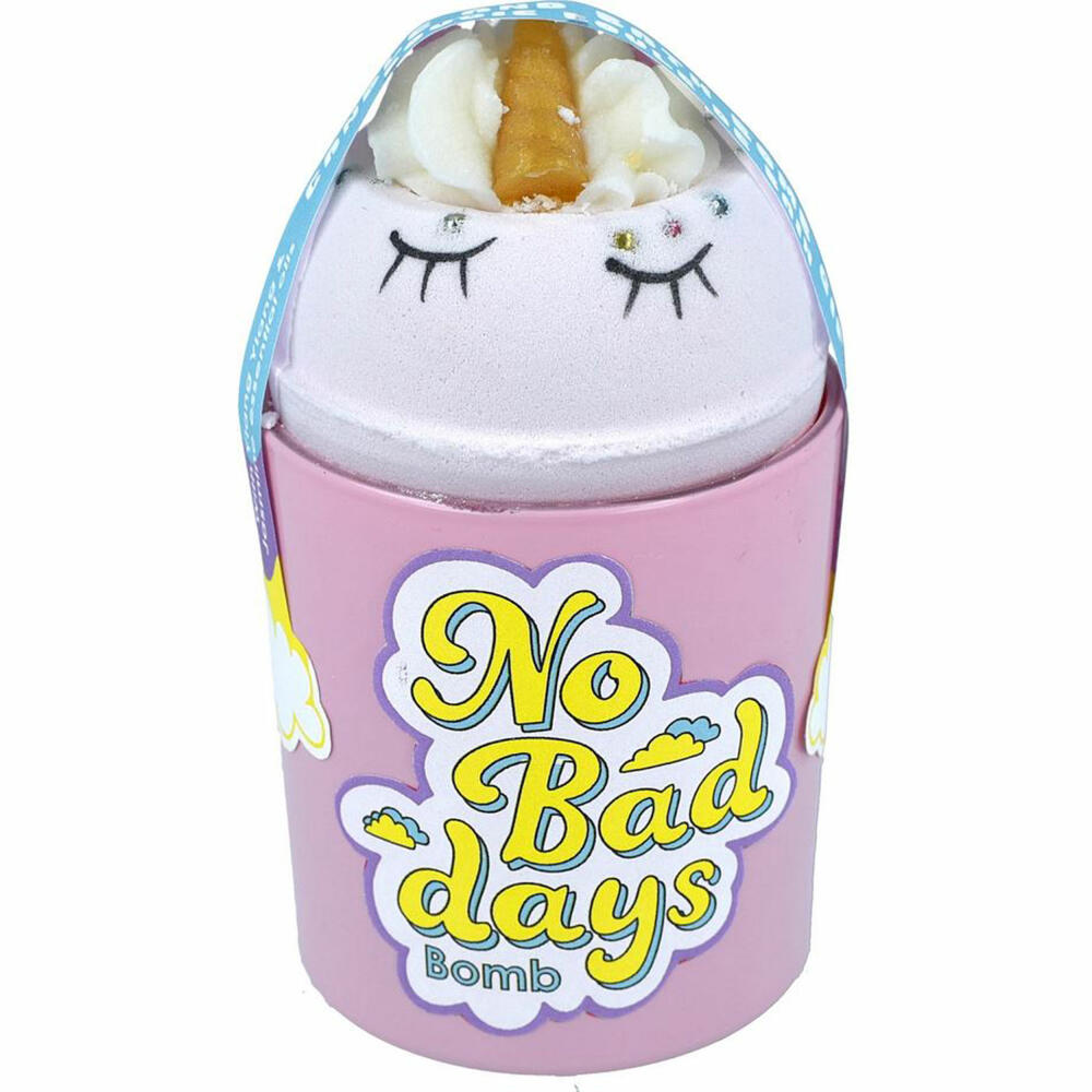 Bomb Cosmetics Candle with Bath Bomb Glow Up No Bad Days, Scented Candle, Bath Bomb, Purple, PNOBADD04