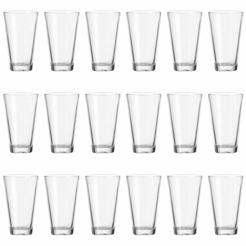 Leonardo Ciao Becher Groß 18er Set, Trinkglas, Wasserglas, Saftglas, Glas, 300 ml, 17206