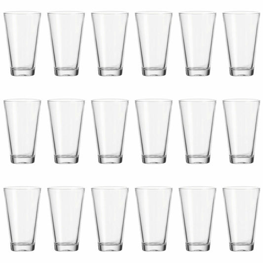 Leonardo Ciao Becher Groß 18er Set, Trinkglas, Wasserglas, Saftglas, Glas, 300 ml, 17206