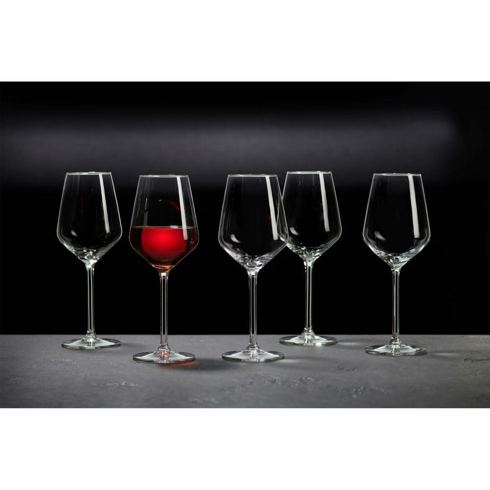 Ritzenhoff & Breker Rotweinglas Flamenco 6er Set, Weingläser, Glas, Klar, 380 ml, 813944