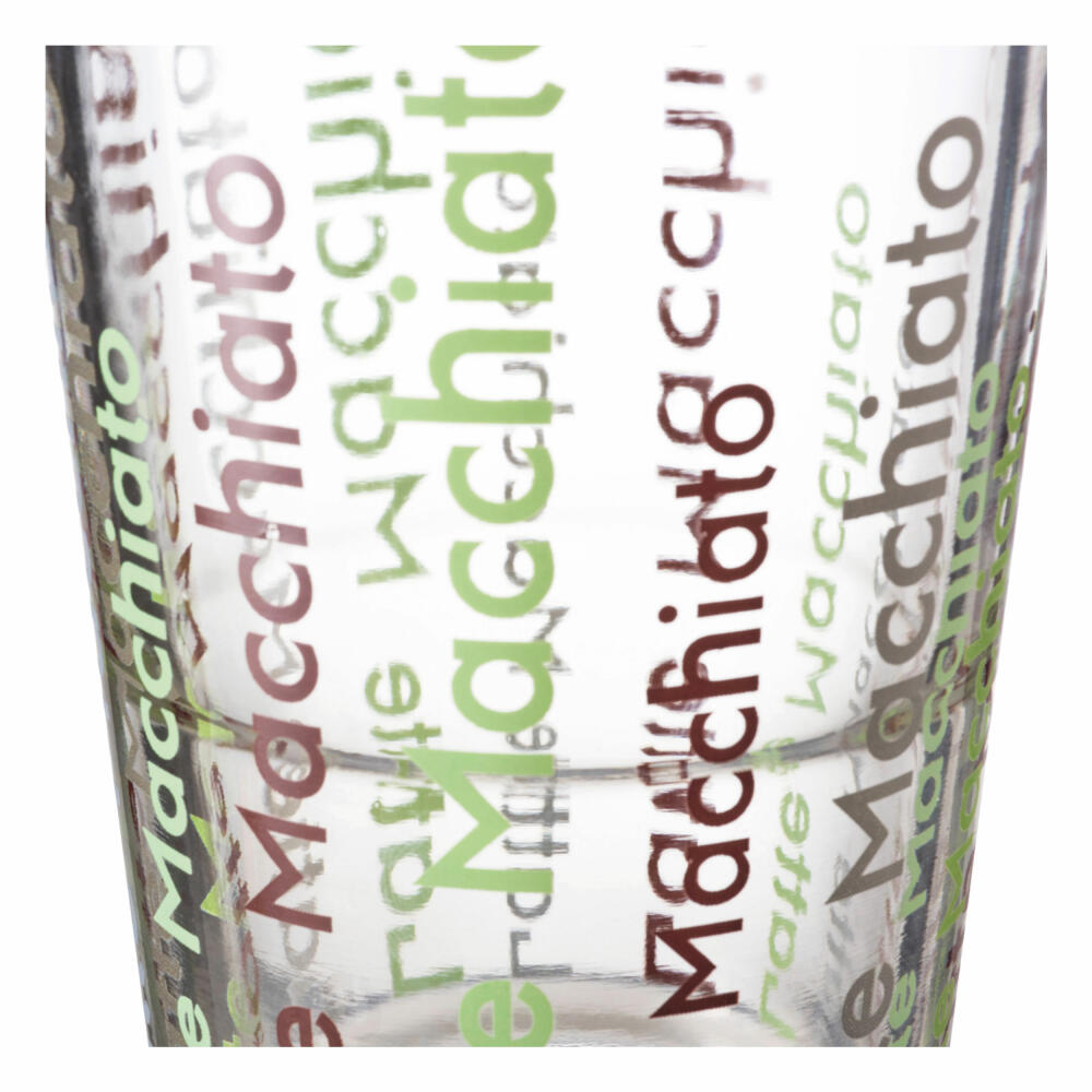 montana: :simply Latte Macchiato mug, coffee mug, coffee cup, coffee glass, glass mug, glass, 220 ml, 060999