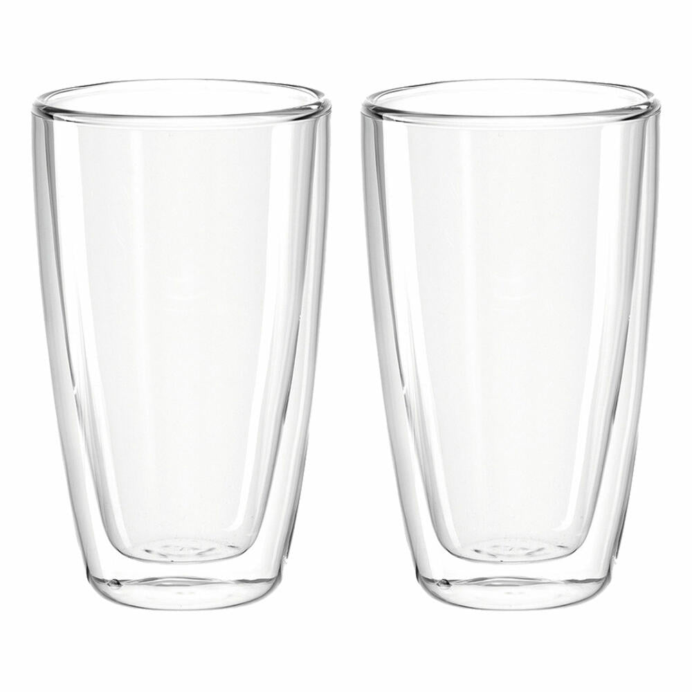 montana: :enjoy Doppelwandbecher, 2er Set, Glasbecher, Glastasse, Thermoglas, Doppelwandig, Glas, 230 ml, 057226