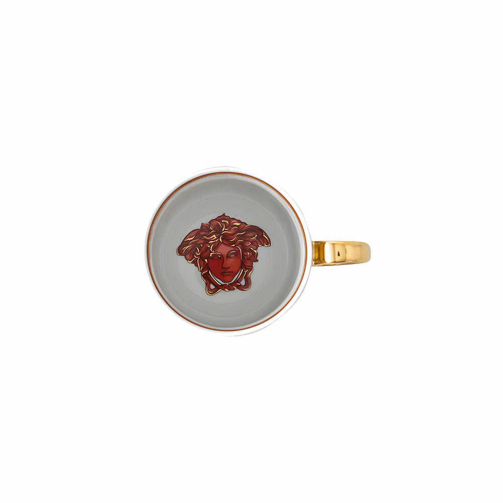 Rosenthal Versace Mug Medusa Garland Red, Porcelain, 300 ml, 19335-409958-15505