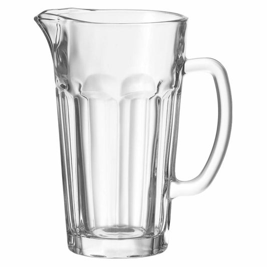 Leonardo Rock Jug, Pitcher, Jug, for Water, Beer, Juice, Iced Tea, Glass, 1500 ml, 12996